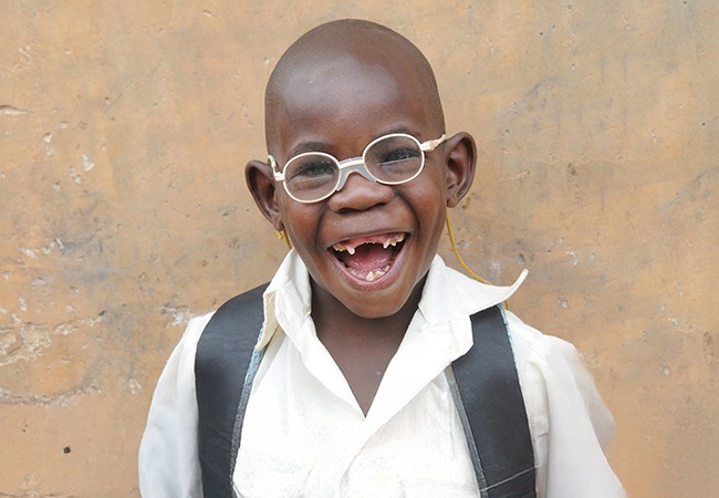Blessing received sight-saving cataract surgery and now has a much brighter future.