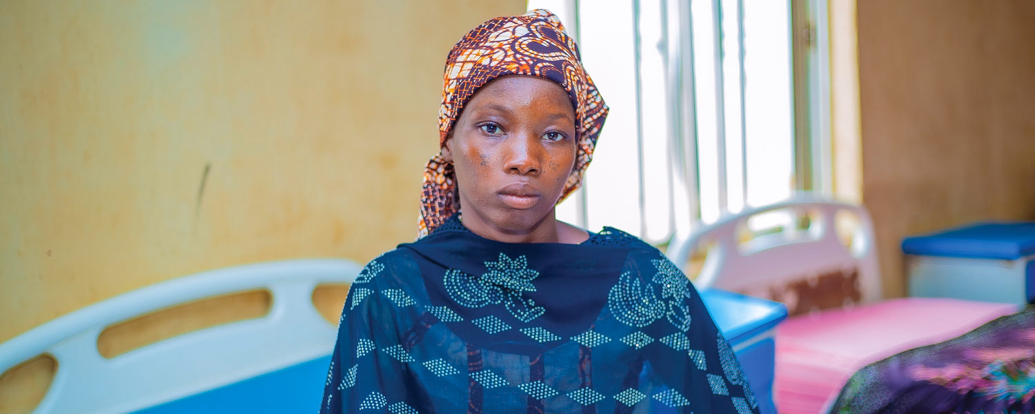 Arziki recovering after obstetric fistula repair surgery at a cbm-supported hospital in Nigeria