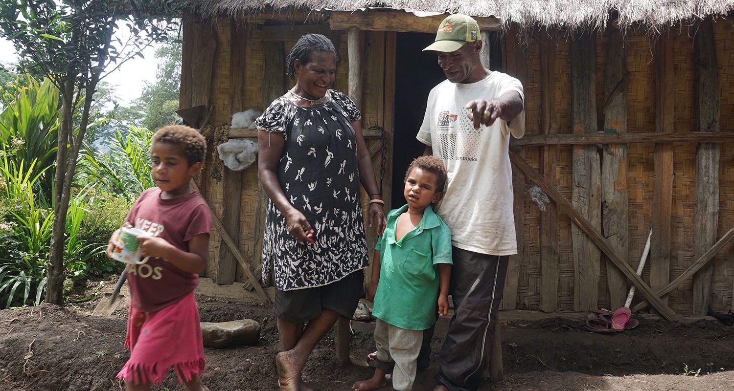Joylin receives disability rehabilitation in the Highlands of Papua New Guinea.