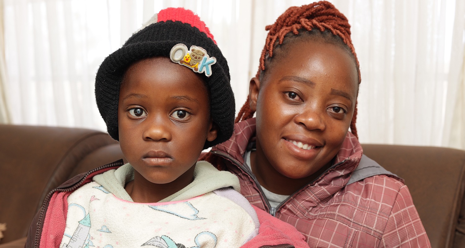 Camille in Zimbabwe needed sight-saving cataract surgery.