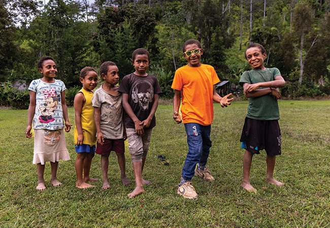 Patrick received sight saving cataract surgery in the Highlands of Papua New Guinea.