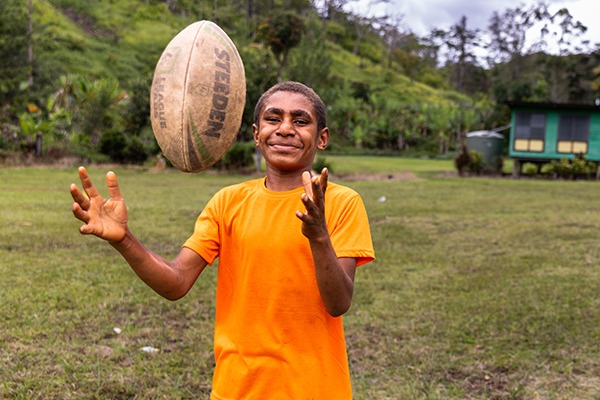 Patrick received sight saving cataract surgery in the Highlands of Papua New Guinea.
