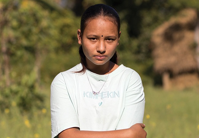 Dilmaya in Nepal received help for her mental health condition