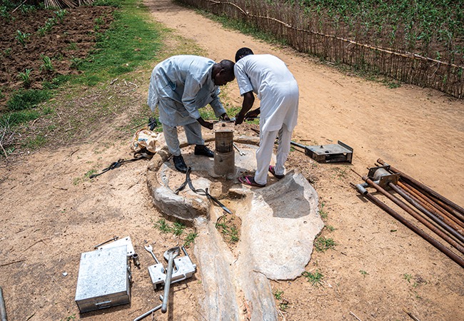 Fixing boreholes in Nigeria
