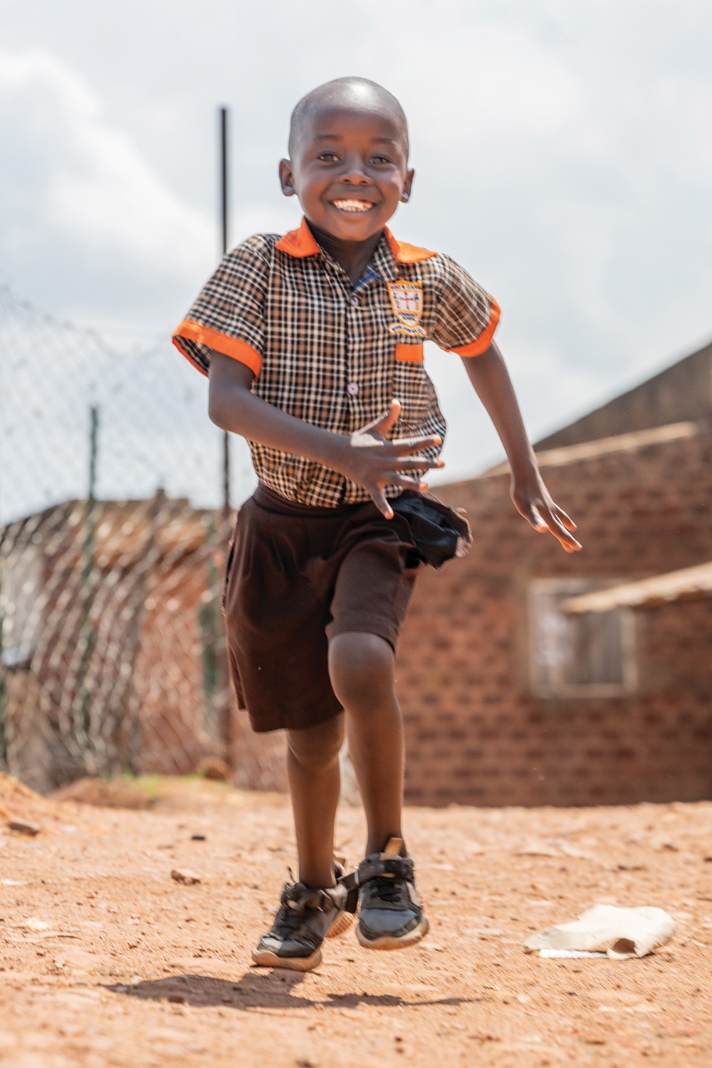 The Child Sponsorship programme means Gum can now stand tall.