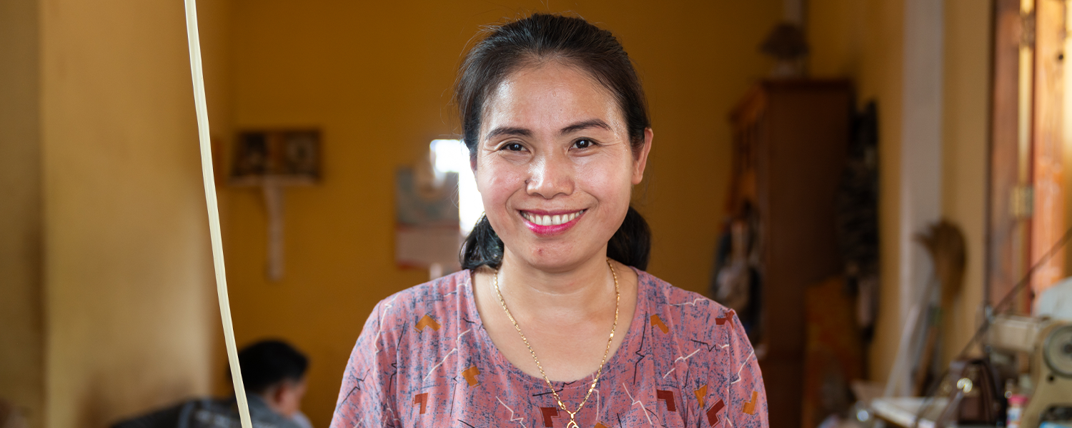 Kanda received the training and skills she needed to live independently.