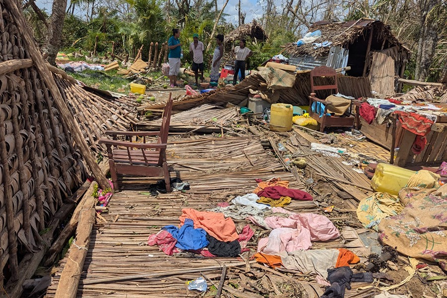 Devastation in Madagascar after the cyclone