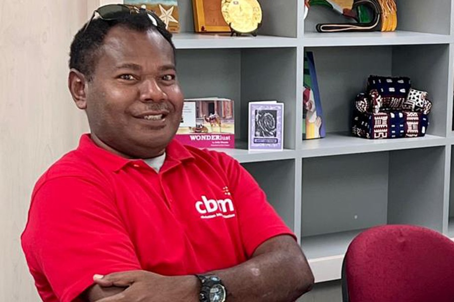 Michael from CBM Papua New Guinea