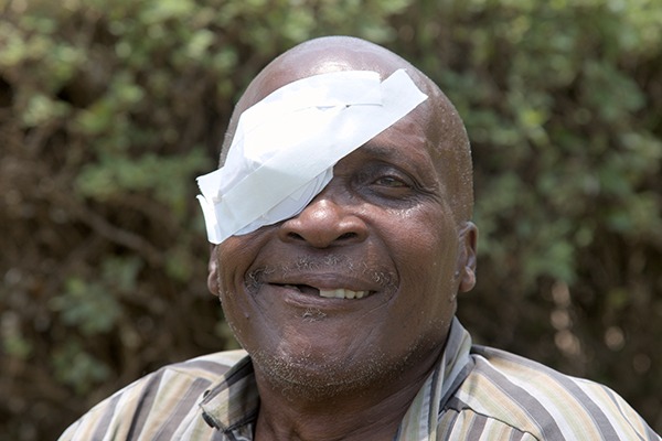 Kyle receives sight-saving cataract surgery in the Philippines
